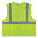 Glowear 8220hl Class 2 Standard Mesh Hook And Loop Vest, Polyester, Large/x-large, Lime, Ships In 1-3 Business Days