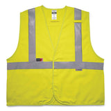 Glowear 8261frhl Class 2 Dual Compliant Fr Hook And Loop Safety Vest, Large/x-large, Lime, Ships In 1-3 Business Days