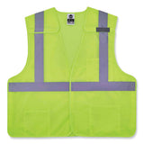 Glowear 8217ba Class 2 Breakaway Mesh Vest, Polyester, 4x-large/5x-large, Lime, Ships In 1-3 Business Days