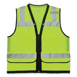 Glowear 8253hdz Class 2 Heavy-duty Mesh Surveyors Vest, Polyester, 2x-large/3x-large, Lime, Ships In 1-3 Business Days