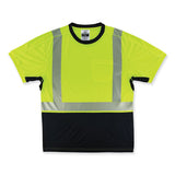 Glowear 8283bk Class 2 Lightweight Performance Hi-vis T-shirt, Polyester, X-large, Lime, Ships In 1-3 Business Days