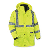 Glowear 8385 Class 3 Hi-vis 4-in-1 Jacket, 5x-large, Lime, Ships In 1-3 Business Days