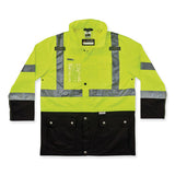 Glowear 8386 Class 3 Hi-vis Outer Shell Jacket, Polyester, X-large, Lime, Ships In 1-3 Business Days