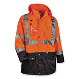 Glowear 8386 Class 3 Hi-vis Outer Shell Jacket, Polyester, 5x-large, Orange, Ships In 1-3 Business Days