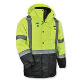 Glowear 8384 Class 3 Hi-vis Quilted Thermal Parka, 3x-large, Lime, Ships In 1-3 Business Days