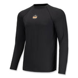 N-ferno 6436 Long Sleeve Lightweight Base Layer Shirt, Medium, Black, Ships In 1-3 Business Days