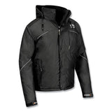 N-ferno 6467 Winter Work Jacket With 300d Polyester Shell, 3x-large, Black, Ships In 1-3 Business Days