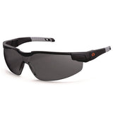 Skullerz Dellenger Safety Glasses With Adjustable Temples, Matte Black Frame, Smoke Polycarbonate Lens, Ships In 1-3 Bus Days