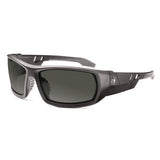 Skullerz Odin Anti-scratch And Enhanced Anti-fog Safety Glasses, Black Frame, Smoke Polycarbonate Lens, Ships In 1-3 Bus Days