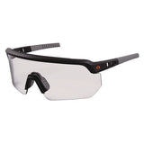 Skullerz Aegir Safety Glasses, Matte Black Nylon Impact Frame, Clear Polycarbonate Lens, Ships In 1-3 Business Days