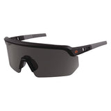 Skullerz Aegir Safety Glasses, Matte Black Nylon Impact Frame, Smoke Polycarbonate Lens, Ships In 1-3 Business Days