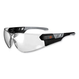 Skullerz Saga Frameless Safety Glasses, Black Nylon Impact Frame, Indoor/outdoor Polycarb Lens, Ships In 1-3 Business Days