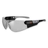 Skullerz Saga Frameless Safety Glasses, Black Nylon Impact Frame, Antifog Indr/outdr Polycarb Lens,ships In 1-3 Business Days