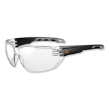 Skullerz Vali Frameless Safety Glasses, Matte Black Nylon Impact Frame, Clear Polycarbonate Lens, Ships In 1-3 Business Days