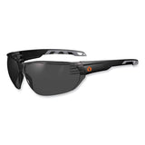 Skullerz Vali Frameless Safety Glasses, Matte Black Nylon Impact Frame, Smoke Polycarbonate Lens, Ships In 1-3 Business Days