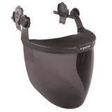 Skullerz 8994 Anti-scratch/anti-fog Hard Hat Face Shield, Cap-style/safety Helmet Adapter, Smoke Lens, Ships In 1-3 Bus Days