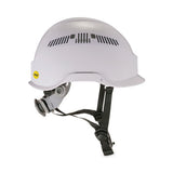 Skullerz 8975-mips Class C Safety Helmet With Mips Elevate Ratchet Suspension, White, Ships In 1-3 Business Days