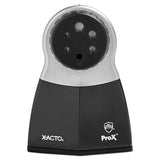 Model 1612 Quiet Pro Electric Pencil Sharpener, Ac-powered, 3 X 5 X 9, Black-silver-smoke