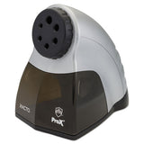 Model 1612 Quiet Pro Electric Pencil Sharpener, Ac-powered, 3 X 5 X 9, Black-silver-smoke