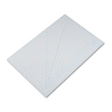 Self-healing Cutting Mat, Nonslip Bottom, 1" Grid, 24 X 36, Gray