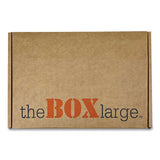 Laptop Shipping Box, One-piece Foldover (opf), Large, 17.25" X 11.68" X 3.75", Brown Kraft