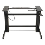 Workfit-b Sit-stand Workstation Base, Heavy-duty, 88 Lbs Max Weight Cap, 42w X 26d X 51.5h, Black