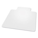 Everlife Chair Mat For Extra High Pile Carpet Wih Lip, 45 X 53, Clear, Ships In 4-6 Business Days
