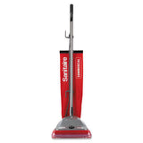 Tradition Upright Vacuum With Shake-out Bag, 16 Lb, Red