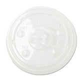 Greenware Cold Drink Lids, Fits 16-18, 24 Oz Cups, X-slot, Clear, 1000-carton