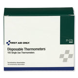 Disposable Thermometer, Dot-matrix Phase-change, 100-box