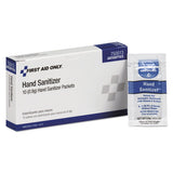 Gel Hand Sanitizer Packets For Unitized And First Aid Stations, Clean Scent, 0.9 G, 10-box