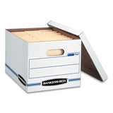 Stor-file Basic-duty Storage Boxes, Letter-legal Files, 12" X 16.25" X 10.5", White, 20-carton