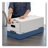 Stor-file Medium-duty Strength Storage Boxes, Letter Files, 12" X 24.13" X 10.25", White, 20-carton