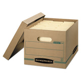 Stor-file Basic-duty Storage Boxes, Letter-legal Files, 12.5" X 16.25" X 10.5", Kraft-green, 12-carton