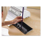 Pulsar+ Manual Comb Binding System, 300 Sheets, 18 1-8 X 15 3-8 X 5 1-8, White