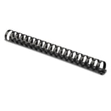 Plastic Comb Bindings, 1-1-2" Diameter, 340 Sheet Capacity, Black, 10 Combs-pack
