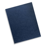 Linen Texture Binding System Covers, 11 X 8-1-2, Navy, 200-pack