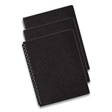 Classic Grain Texture Binding System Covers, 11 X 8-1-2, Navy, 50-pack