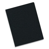 Classic Grain Texture Binding System Covers, 11-1-4 X 8-3-4, Black, 200-pack
