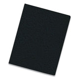 Classic Grain Texture Binding System Covers, 11-1-4 X 8-3-4, Black, 200-pack