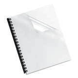 Crystals Presentation Covers With Round Corners, 11 1-4 X 8 3-4, Clear, 100-pack