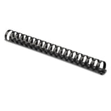 Plastic Comb Bindings, 3-4" Diameter, 150 Sheet Capacity, Black, 100 Combs-pack