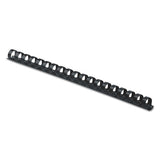 Plastic Comb Bindings, 3-8" Dia, 55 Sheet Capacity, Navy Blue, 100 Combs-pack
