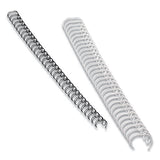 Wire Bindings, 1-4" Diameter, 35 Sheet Capacity, Black, 25-pack