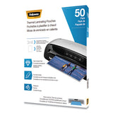 Thermal Laminating Pouches, 5 Mil, 9" X 11.5", Matte Clear, 50-pack