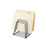 Wire Step File Ii, 5 Sections, Letter To Legal Size Files, 7.25" X 6" X 8.25", Black