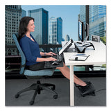 Professional Series Back Support, Memory Foam Cushion, 15w X 2d X 14.5h, Black