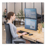Platinum Series Dual Stacking Monitor Arm, Up To 27"-22 Lbs, Clamp-grommet, Black