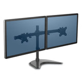 Professional Series Freestanding Dual Horizontal Monitor Arm, Up To 30", Up To 17 Lbs