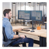 Professional Series Freestanding Dual Horizontal Monitor Arm, Up To 30", Up To 17 Lbs